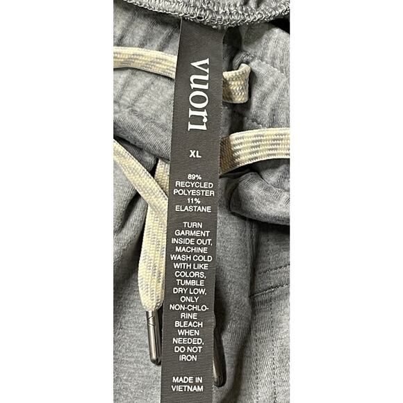 Vuori Shorts Mens XL Gray Ponto Performance Drawstring Casual 7" Inseam V344 - Picture 5 of 6